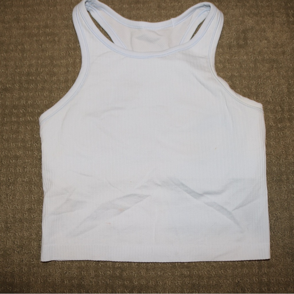 Ebb To Street Cropped Racerback Tank Top